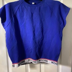 Moschino Underwear blue top